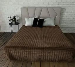 Простыня цвета светло-коричневый мягкая универсальная простыня 200 x 230 см для кровати