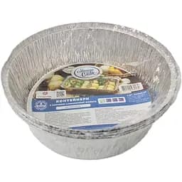 Комплект контейнерів алюмінієвих круглих 1440 мл  5 шт./уп (Т546I)