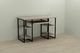 Комп'ютерний стіл Ferrum-decor Тім 75x120x60 чорний ДСП Дуб Сонома 32мм (FRD-103956)