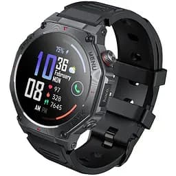 Смарт-годинник Hoco Y37 Amoled 36mm, 520 mAh, GPS sports watch (call version) Black (6942007666046)