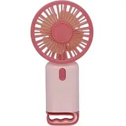 Портативний міні-вентилятор Multi Fan RL-07 акумуляторний USB рожевий