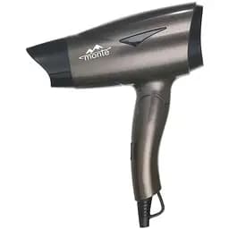 Фен для сушіння волосся Monte CMT-5217 дорожній складна ручка 1600 Вт шоколадний