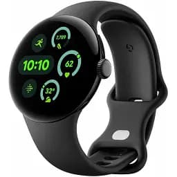 Смарт-годинник Google Pixel Watch 3 41 mm Wi-Fi Matte Black Aluminum Case/Obsidian Active Band