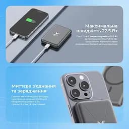 Павербанк Proove X-Core Blue 10 000 mAh / 22.5 Вт (PNXC22010008) - мініатюра 10