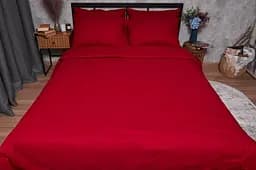 Комплект постільної білизни Moon&Star Бязь Gold Люкс Cherry Red Дитячий 110x140 см наволочки 2x40x40 см - мініатюра 2