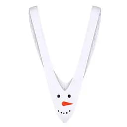 Чоловічий новорічний боді "Сніговичок" 2XL Білий K000462