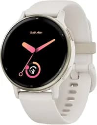 Смарт-часы Garmin Vivoactive 5 Cream Gold Aluminum Bezel with Ivory Case and Silicone Band (010-02862-11/5B)