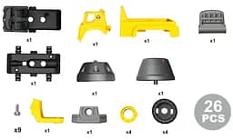Конструктор DIY Spatial Creativity Бетонозмішувач, жовтий (CJ-1614170) - мініатюра 3
