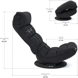 Геймерське крісло Mealux Cyberlux Flex Fabric Black (GM-03 B)  - мініатюра 2