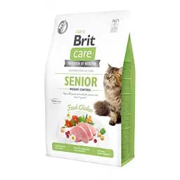 Сухий корм Brit Care Cat GF Senior Weight Control 2 кг для кішок з надмірною вагою