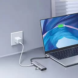 Док-станція USB3.0 Type-C --> HDMI 4K30Hz/3xUSB-А 3.0/Type-C/PD 100W 5-in-1 CM511 Ugreen - мініатюра 6