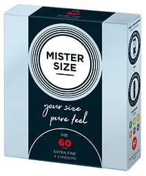 Презервативы Mister Size 60 прозрачный 3 шт.