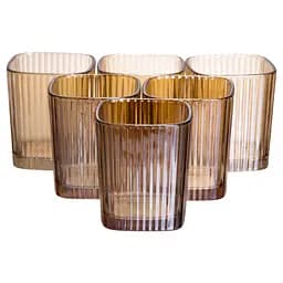 Набор стаканов 6 штук по 250 мл. Коричневый Yiwu HP-19-AY-5