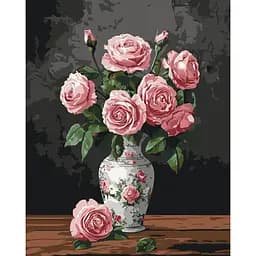 Картина за номерами Трояндовий букет Art Craft 13164-AC 40х50 см