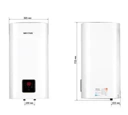Водонагрівач Mixxus EWH-13050 CUBE WET(V) 50 л, 2 кВт, мокрий ТЕН, вертикальний, квадратний, білий (WH0611) - мініатюра 2