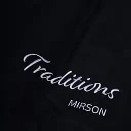Комплект постільної білизни MirSon Ranforce Elite 0055 Black Pearl "Traditions" 200 х 220 см - мініатюра 5