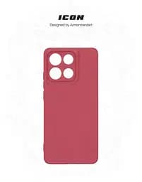 Чехол ArmorStandart ICON для Motorola G86 Power 5G с защитой камеры, темно-красный (ARM87037) - мініатюра 3