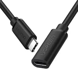 Кабель Ugreen US353 USB Type C Male to Female Extension Cable 1 м (черный) (10387)