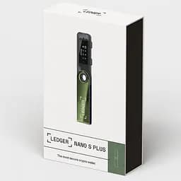 Криптогаманець Ledger Nano S Plus Oxidate Green, апаратний мультивалютний криптовалютний гаманець, холодне зберігання, USB, сумісність з Android/macOS/Windows, формат флешки, високий захист - мініатюра 3