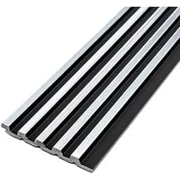 Рейка декоративная Wall Sticker PS 2900х120х12 мм Черный с серебром SW-00002133