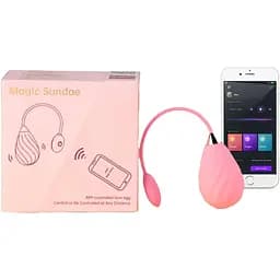 Виброяйцо Magic Motion Sundae 19 см розовый