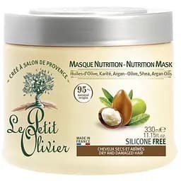 Маска для волосся Le Petit Olivier Hair Care Range, з оливковою та аргановою олією, 330 мл (3549620008500)