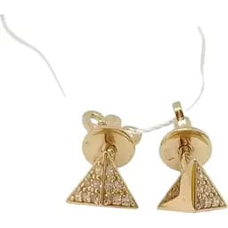 Золотые серьги-пуссеты Империя золота с фианитами. СП1139И