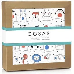 Наматрасник непромокаемый Cosas Animals Line 70х120 см белый (WaterSheet_AnimalsCord_120)