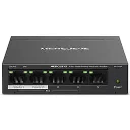 Коммутатор MS105GP 5xGE (4xPoE), 65Вт, Неуправляемый Mercusys teh0018243