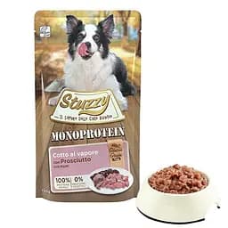 Вологий корм для собак Stuzzy Monoprotein Шинка 150 г беззерновий монопротеїновий з 70% свинини та лляною олією