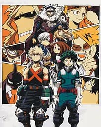 Картина за номерами Моя геройська академія My Hero Academia 40х50 см PN MHA