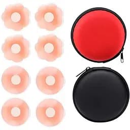 Жіноча накладка для сосків, гелева багаторазова і самоклеюча, чохли для сосків із силіконових наклейок