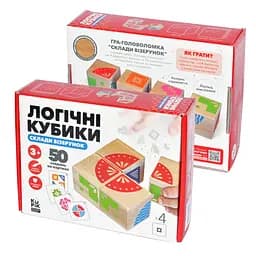 Навчальні логічні кубики "Склади візерунок" Igroteco 900477, 50 завдань на картках - мініатюра 3
