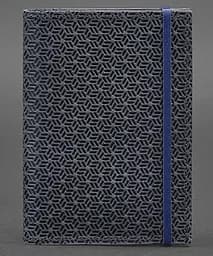 Кожаная обложка для паспорта 2.0 Карбон синий