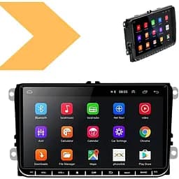 Штатная магнитола Volkswagen 9 UNIVERSAL Android 12 4+32GB - с картплеем и цветными кнопками (42425-K9021-32GB_6083)