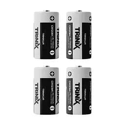 Комплект Trinix: батарея CR123A 3V LiMnO2 1700mAh (4 шт.) для датчиків Ajax, Tiras Orion Nova X, TriniX (28-00033-4)