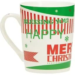 Чашка новогодняя Tanto T3696-1 керамика в подарочной упаковке 350 мл Белая