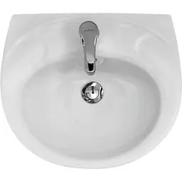 Умивальник Cersanit Eko new 50 см, Без п'єдестал з переливом