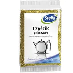 Губка Stella для чистки деликатных поверхностей и тефлона, 1 шт