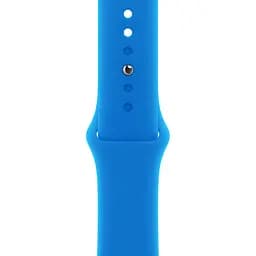 Силіконовий ремінець на смарт-годинник для Apple Watch 38,40,41,42 mm, Sport Band (3 Straps), clear blue, зі зручною застібкою, для годинника епл вотч, спортивний, ArmorStandart (ARM74263)