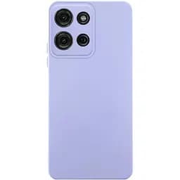 Чехол Silicone Cover Lakshmi Full Camera (AA) для Motorola Moto G75 5G Сиреневый / Dasheen