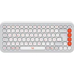 Клавиатура Logitech POP Icon Keys Bluetooth UA Off-White (920-013072) [118956]