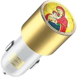 Автомобільний зарядний пристрій Luxe Cube Guardian М 2USB 3.4А, білий (8889998698480)