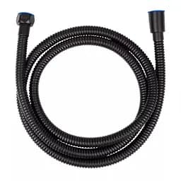 Душовий шланг 150 см чорний Wezer WKR-009-150B, Чорний матовий
