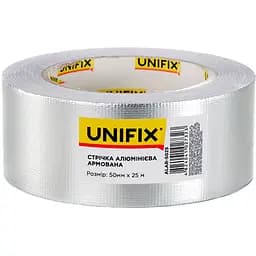 Стрічка клейка універсальна алюмінієва армована Unifix 50 мм x 25 м