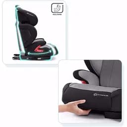 Автокрісло Kinderkraft 15-36 кг IsoFix Unity Black - мініатюра 9