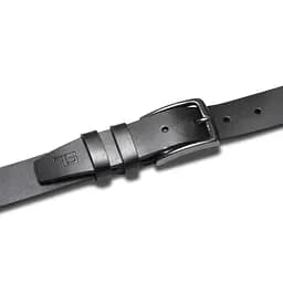 Ремінь чоловічий шкіряний Semi Line Black (P8230-0 L) 110 см - мініатюра 2