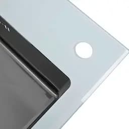 Кухонна мийка Platinum Handmade White Glass 600x510x200, Білий - мініатюра 4