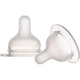  Соска силиконовая для бутылочки Canpol babies S-Shape XL смешанная 2 шт. (59/894)