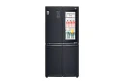 Холодильник Multy Doors LG GC-Q22FTBKL 179х73х84см 4 двері холодильне відділення 315 л морозильне відділення 143 л A+,NF Чорний матовий (GC-Q22FTBKL)